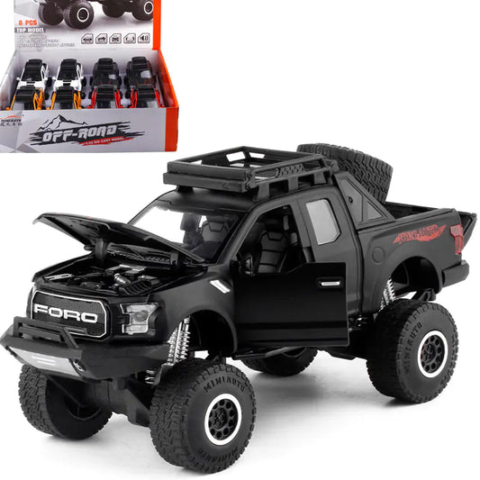 Alloy Pickup Truck Model Toy with Sound and Light